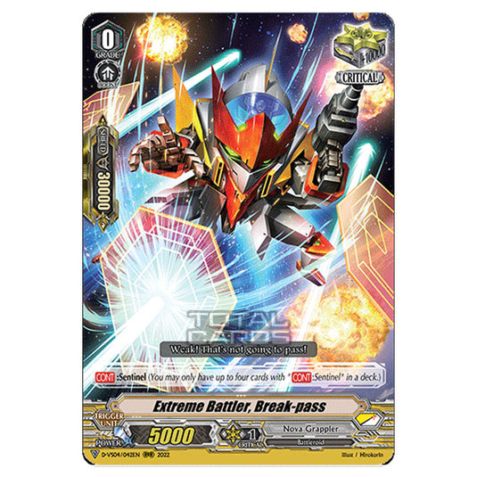 Cardfight!! Vanguard - D-VS04 - Clan Collection Vol.4 - Extreme Battler, Break-pass (RRR) D-VS04/042