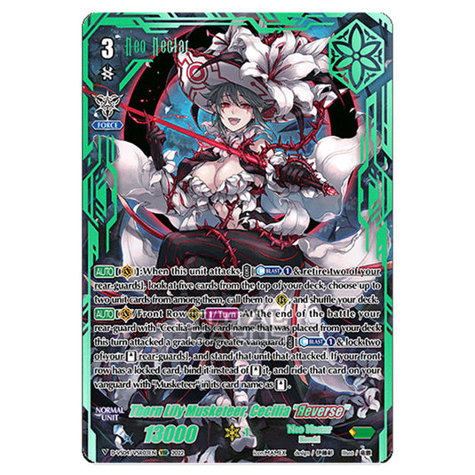Cardfight!! Vanguard - D-VS04 - Clan Collection Vol.4 - Thorn Lily Musketeer, Cecilia "Reverse" (VSR) D-VS04/VSR03EN