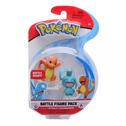 Pokemon - Battle Figure - Wynaut + Charmander