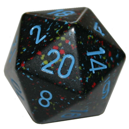 Chessex - Speckled 34mm - 20-Sided Dice - Blue Stars