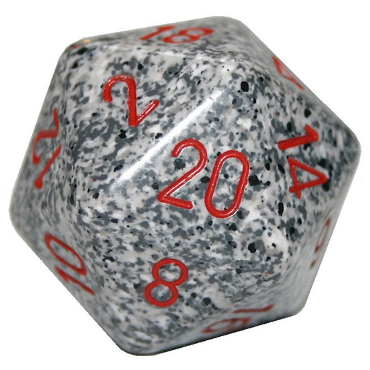 Chessex - Speckled 34mm - 20-Sided Dice - Granite