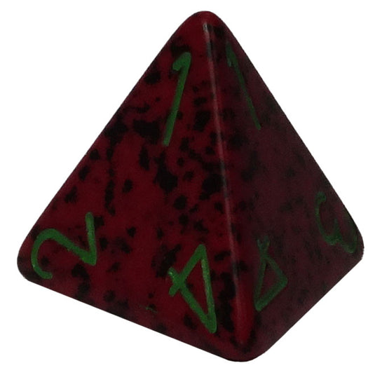 Chessex - Speckled 16mm D4 - Strawberry