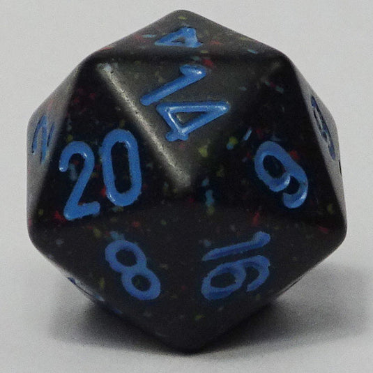 Chessex - Speckled 16mm D20 - Blue Stars
