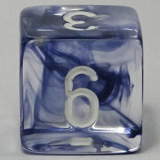 Chessex - Signature 16mm D6 - Nebula - Black with White