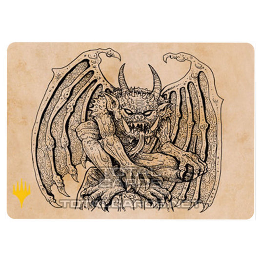 Magic The Gathering - Adventures in the Forgotten Realms - Art Series - Cloister Gargoyle - 65/81 (Signed)