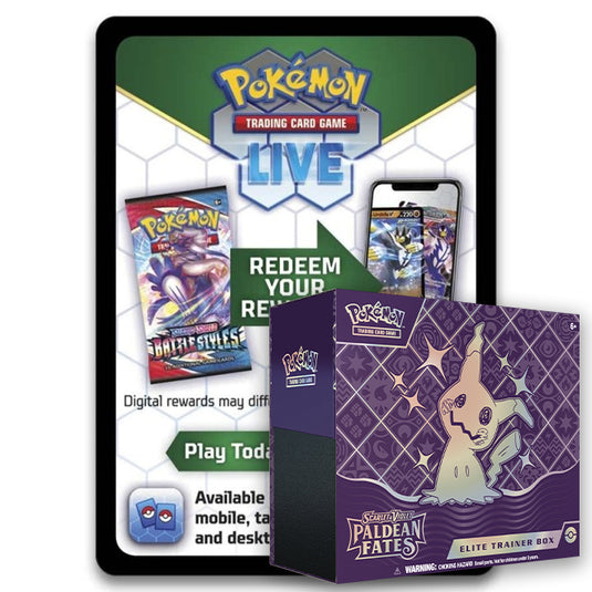 Pokemon - Paldean Fates - Elite Trainer Box - Online Code Card