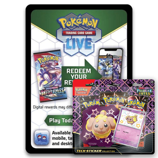 Pokemon - Fidough Tech Sticker Collection - Online Code Card