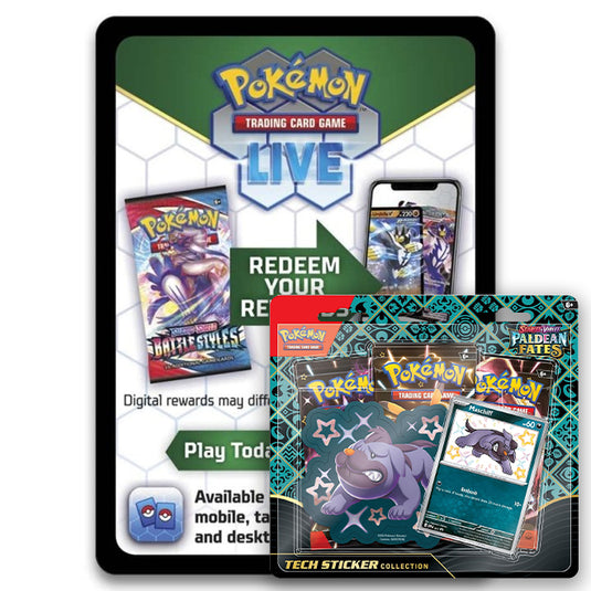 Pokemon - Maschiff Tech Sticker Collection - Online Code Card