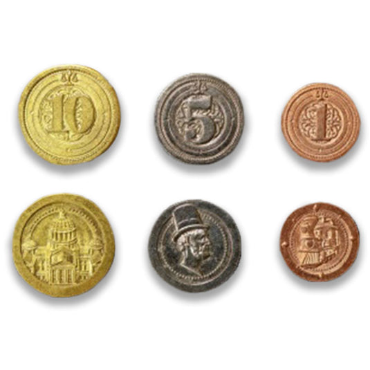 Metal Industrial Coins Set