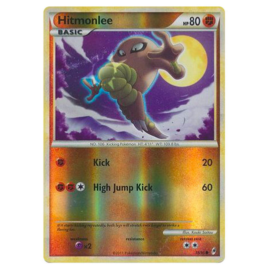 Pokemon - Call of Legends - (Reverse Holo) - Hitmonlee 58/95
