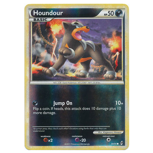 Pokemon - Call of Legends - (Reverse Holo) - Houndour 59/95