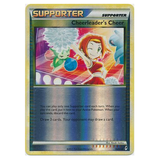 Pokemon - Call of Legends - (Reverse Holo) - Cheerleader's Cheer 76/95