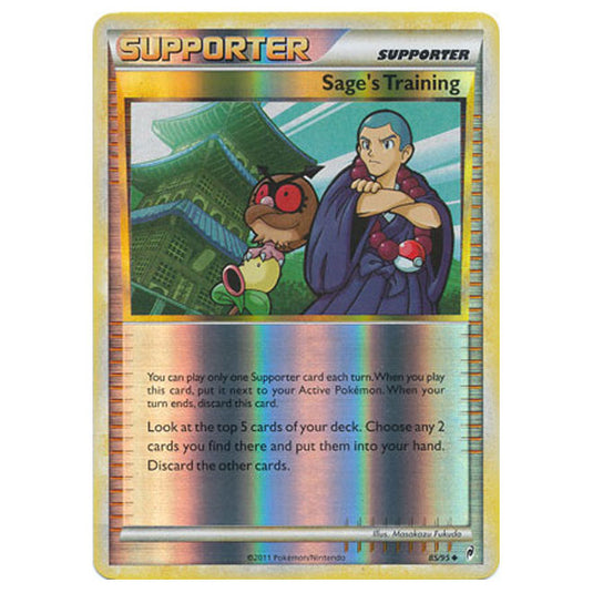 Pokemon - Call of Legends - (Reverse Holo) - Sage's Training 85/95