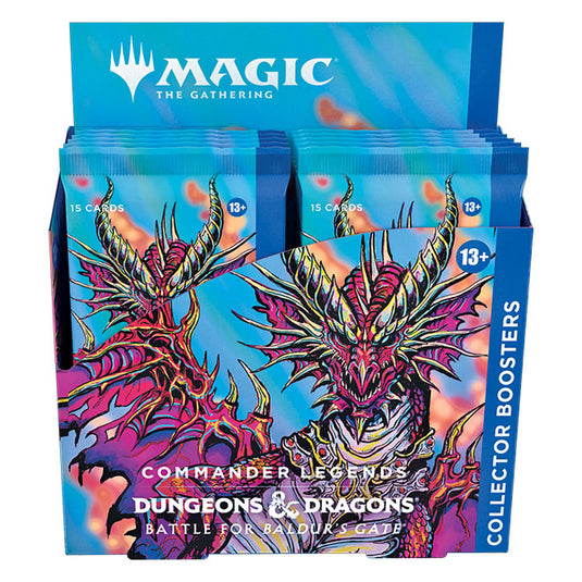 Magic the Gathering - Commander Legends - Battle For Baldur's Gate - Collector Booster Box (12 Packs)
