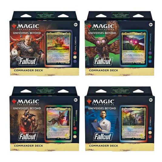 Magic the Gathering - Universes Beyond - Fallout - Commander Deck - Bundle