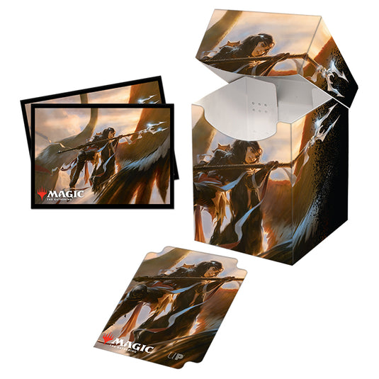 Ultra Pro - Magic the Gathering - Commander Legends - Combo 100+ Deck Box and 100 Sleeves - Liesa, Shroud of Dusk