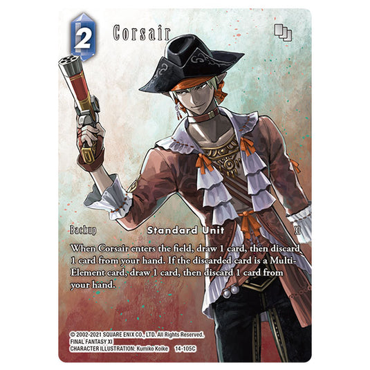 Final Fantasy - Opus 14 - Corsair - Full Art Foil - (14-105C)