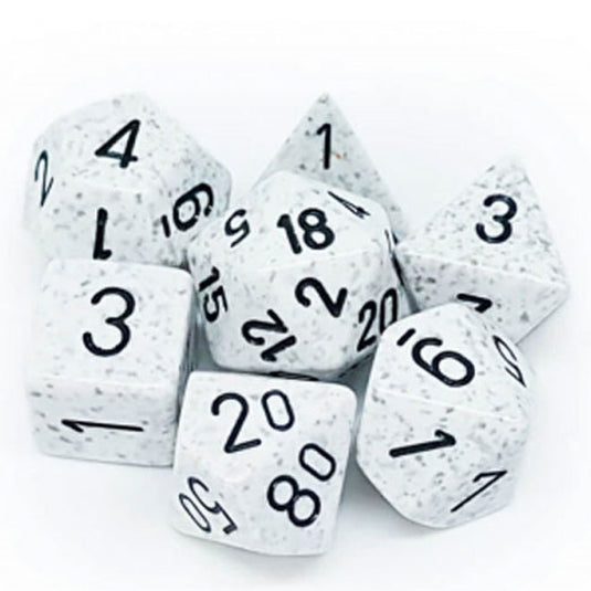 Chessex - Speckled - 16mm Polyhedral 7-Dice Set - Arctic Camo