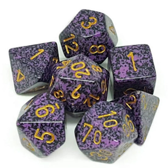 Chessex - Speckled - 16mm Polyhedral 7-Dice Set - Hurricane