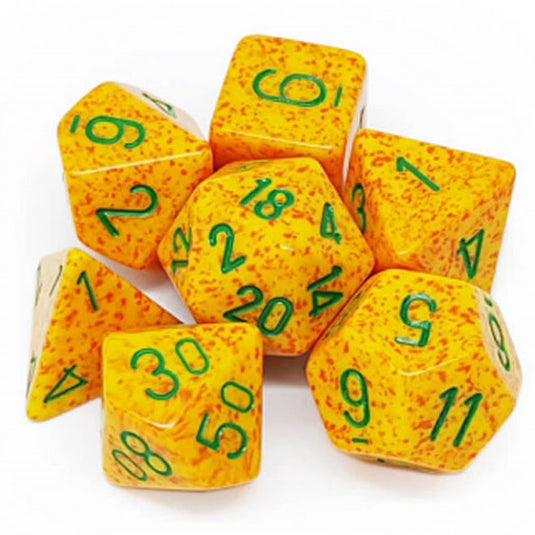 Chessex - Speckled - 16mm Polyhedral 7-Dice Set - Lotus