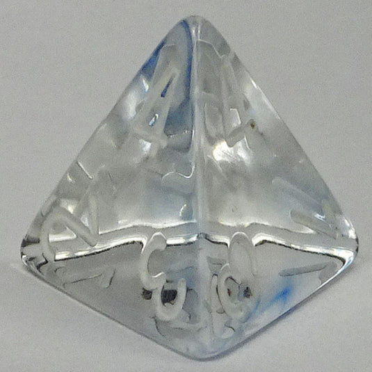 Chessex - Signature 16mm D4 - Nebula - Dark Blue with White