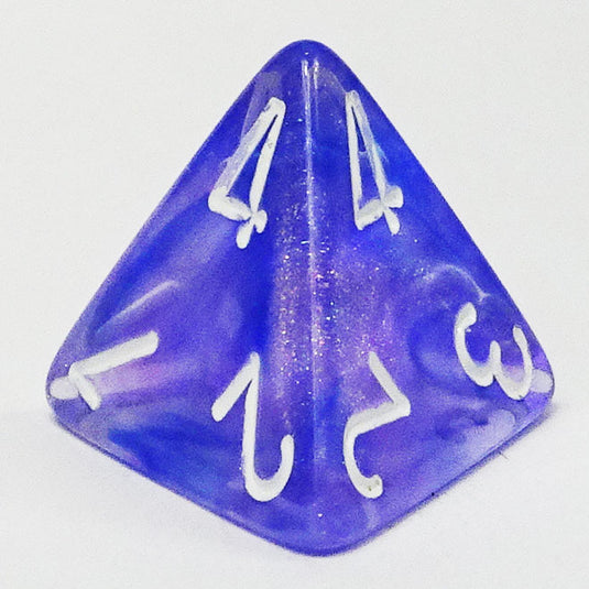 Chessex - Signature 16mm D4 - Borealis - Purple with White