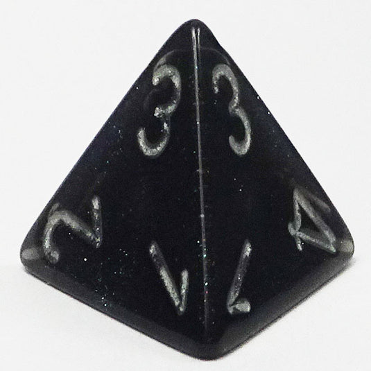 Chessex - Signature 16mm D4 -  Borealis - Smoke with Silver