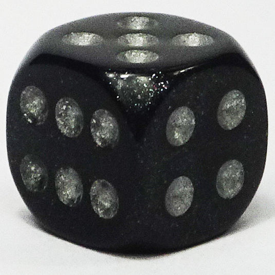 Chessex - Signature 12mm D6 - Borealis - Smoke with Silver