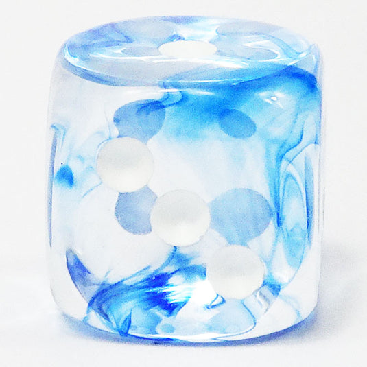 Chessex - Signature 16mm D6 W/Pips - Nebula - Dark Blue with White