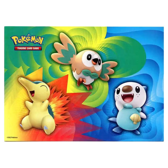 Pokemon - Sword & Shield Collector's Chest - Spring 2022 - Sticker Sheet - Cyndaquil, Rowlet & Oshawott