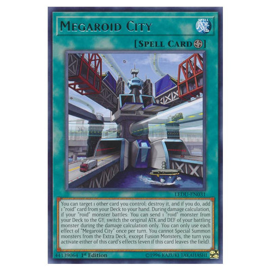 Yu-Gi-Oh! - Legendary Duelists - Megaroid City (Rare) LEDU-EN031