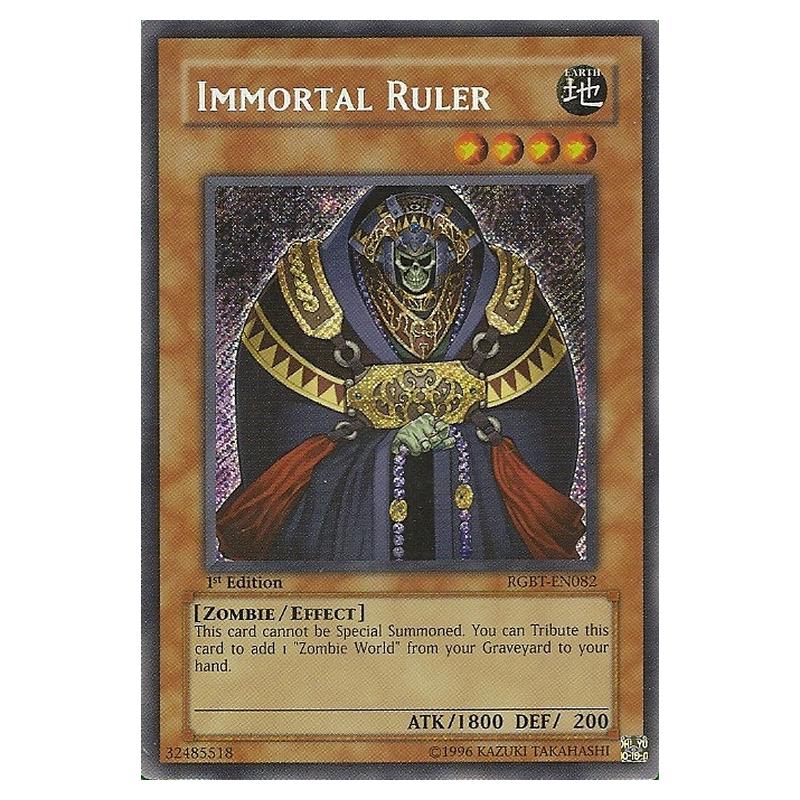 Yu-Gi-Oh! - Raging Battle - Immortal Ruler (Secret Rare) RGBT-EN082 Yu-Gi-Oh! - Raging Battle - Immortal Ruler (Secret Rare) RGBT-EN082