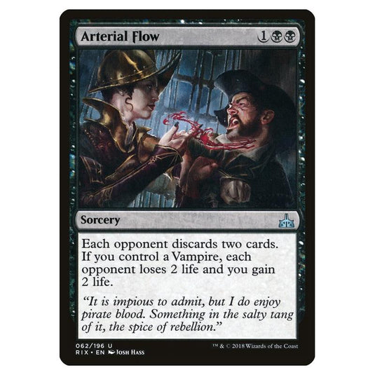Magic The Gathering - Rivals Of Ixalan - Arterial Flow - 62/196 (Foil)