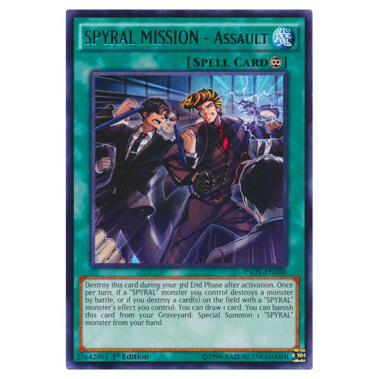 Yu-Gi-Oh! - Invasion - Vengeance - SPYRAL MISSION - Assault (Rare) INOV-EN088