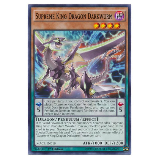 Yu-Gi-Oh! - Maximum Crisis - Supreme King Dragon Darkwurm (Common) MACR-EN019