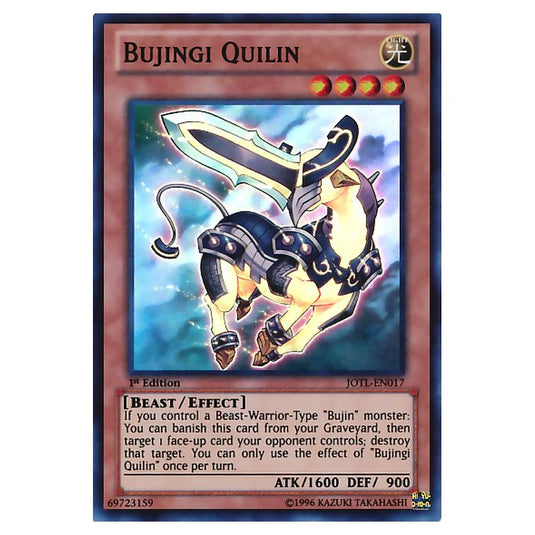 Yu-Gi-Oh! - Judgment of the Light - Bujingi Quilin (Super Rare) JOTL-EN017