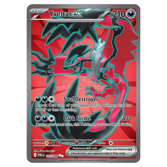 Pokemon - Mega Evolution - Perfect Order - Yveltal ex - 105/088
