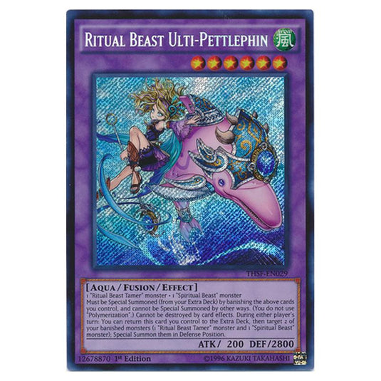 Yu-Gi-Oh! - The Secret Forces - Ritual Beast Ulti-Pettlephin (Secret Rare) THSF-EN029