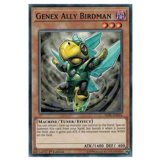 Yu-Gi-Oh! - Structure Deck - Powercode Link - Genex Ally Birdman (Common) SDPL-EN016