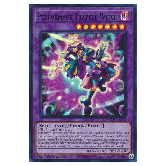 Yu-Gi-Oh! - Maze of the Master - Performage Trapeze Witch (Super Rare) MZTM-EN053