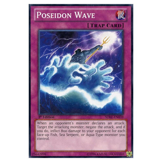 Yu-Gi-Oh! - Realm of the Sea Emperor Structure Deck - Poseidon Wave (Common) SDRE-EN039