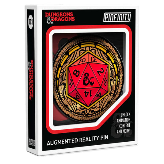 Pinfinity - Dungeons & Dragons - D20 - AR Pin Badge