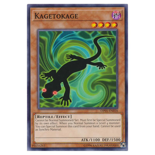 Yu-Gi-Oh! - OTS Tournament Pack 5 - Kagetokage (Common) OP05-EN018