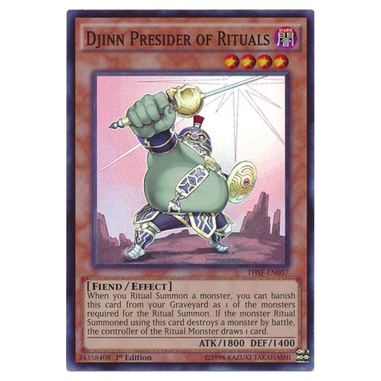 Yu-Gi-Oh! - The Secret Forces - Djinn Presider of Rituals (Super Rare) THSF-EN037