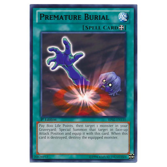 Yu-Gi-Oh! - Battle Pack 2 - War of the Giants - Premature Burial (Rare) BP02-EN135