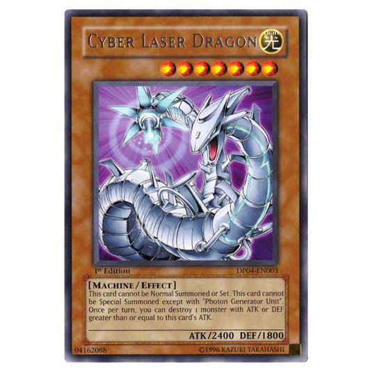 Yu-Gi-Oh! - Duelist Pack - Zane Truesdale - Cyber Laser Dragon (Rare) DP04-EN003
