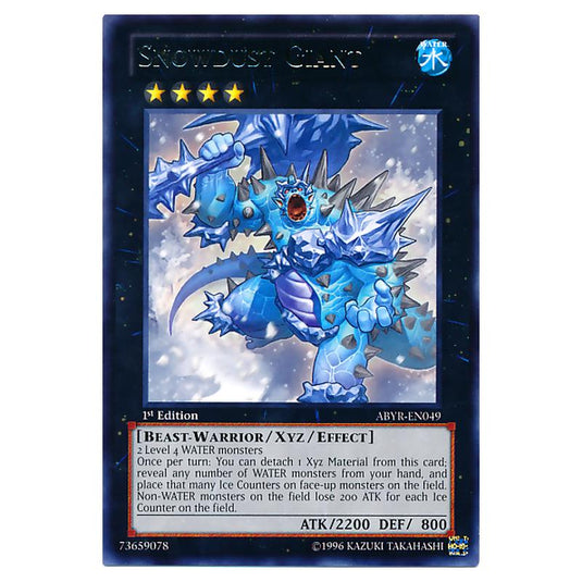 Yu-Gi-Oh! - Abyss Rising - Snowdust Giant (Rare) ABYR-EN049