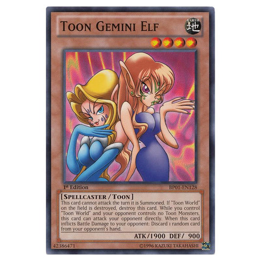 Yu-Gi-Oh! - Battle Pack - Epic Dawn - Toon Gemini Elf (Common) BP01-EN128