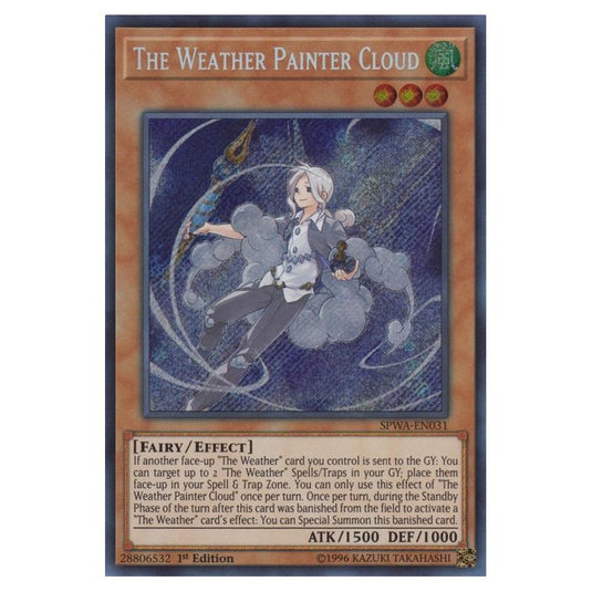 Yu-Gi-Oh! - Spirit Warriors - The Weather Painter Cloud (Secret Rare) SPWA-EN031