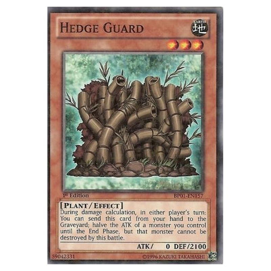Yu-Gi-Oh! - Battle Pack - Epic Dawn - Hedge Guard (Starfoil Rare) BP01-EN157